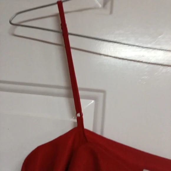 🦄A new day Red Bow Midi Dress Size M 20" - Picture 5 of 6